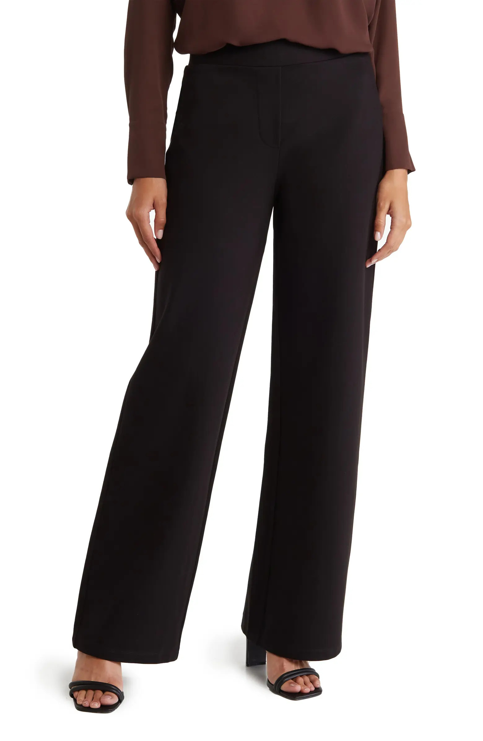 BY DESIGN Kim Wide Leg Pull-On Pants | Nordstromrack | Nordstrom Rack