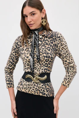 Kristy -  Savannah Leopard Brown | Rixo