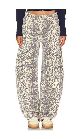 Horseshoe Jean in Leopard Fade | Revolve Clothing (Global)