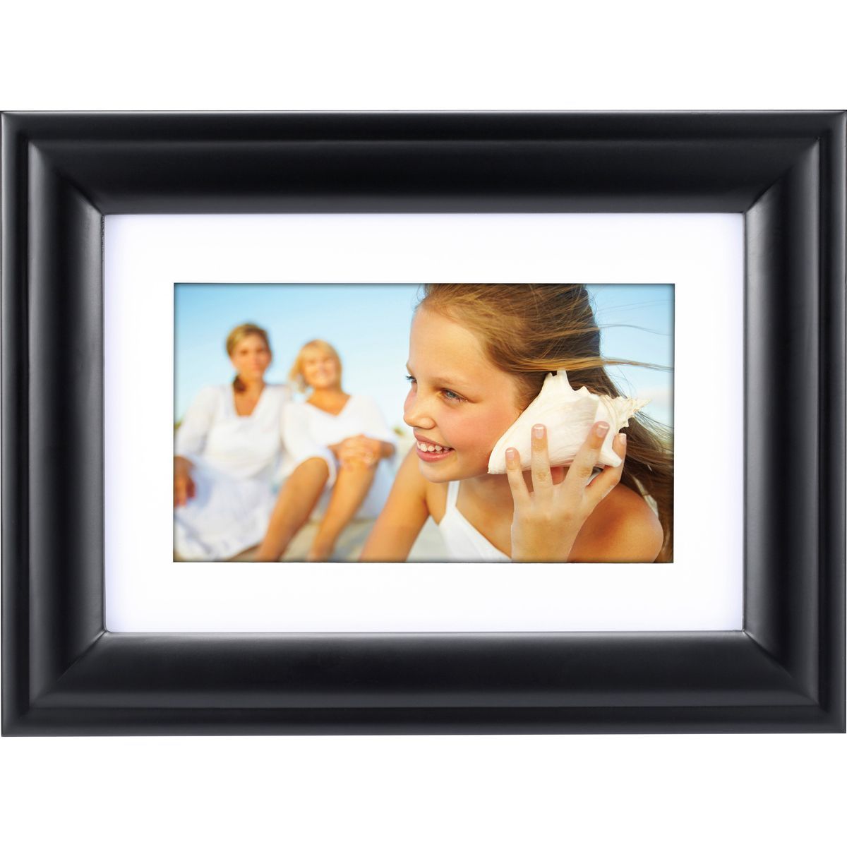 7" Digital Picture Frame with Mat Black - Polaroid | Target
