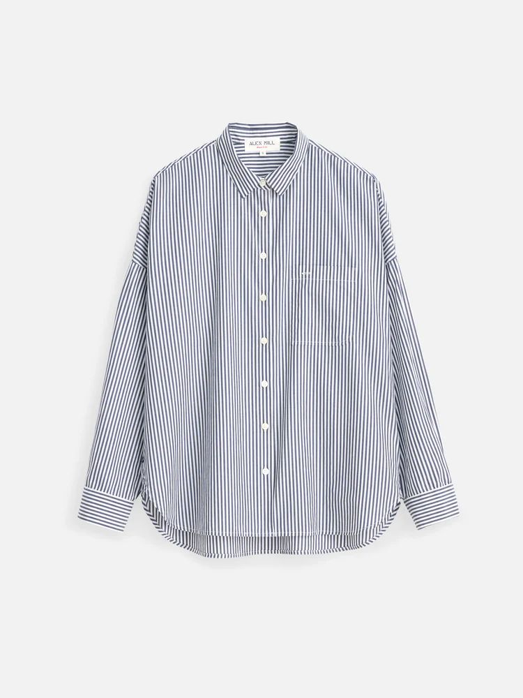 Standard Shirt In Bi-Stripe | Alex Mill