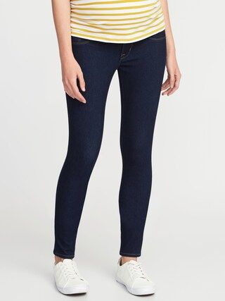 Maternity Front Low-Panel Rockstar 24/7 Jeggings | Old Navy US