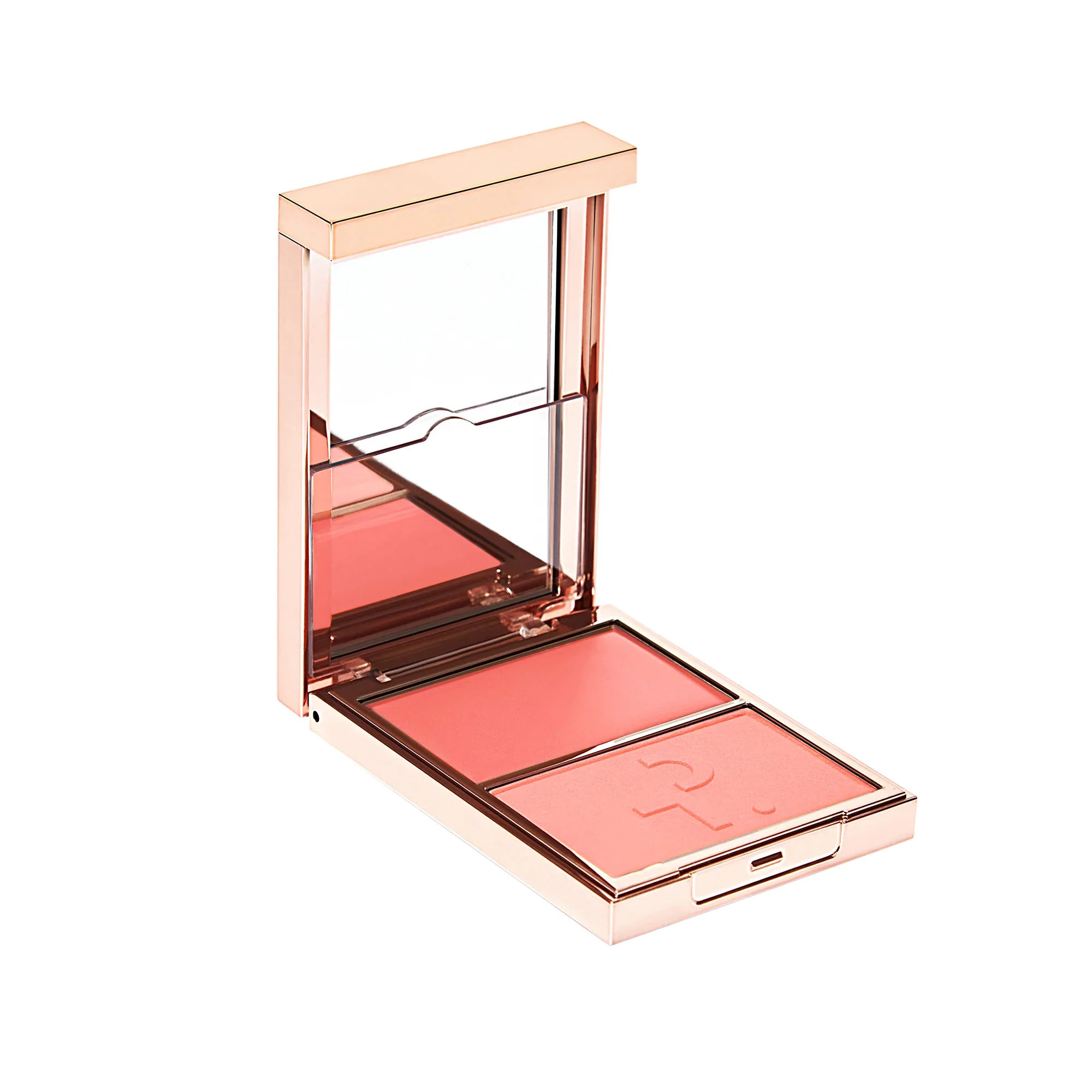 Major Headlines Double-Take Crème & Powder Blush Duo - Soft Launch (Coral) | Patrick Ta Beauty