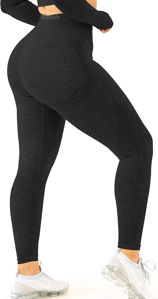 Women's High Waist Workout Leggings Vital Seamless Yoga Pants Tummy Control Butt Lift Gym Active ... | Amazon (US)