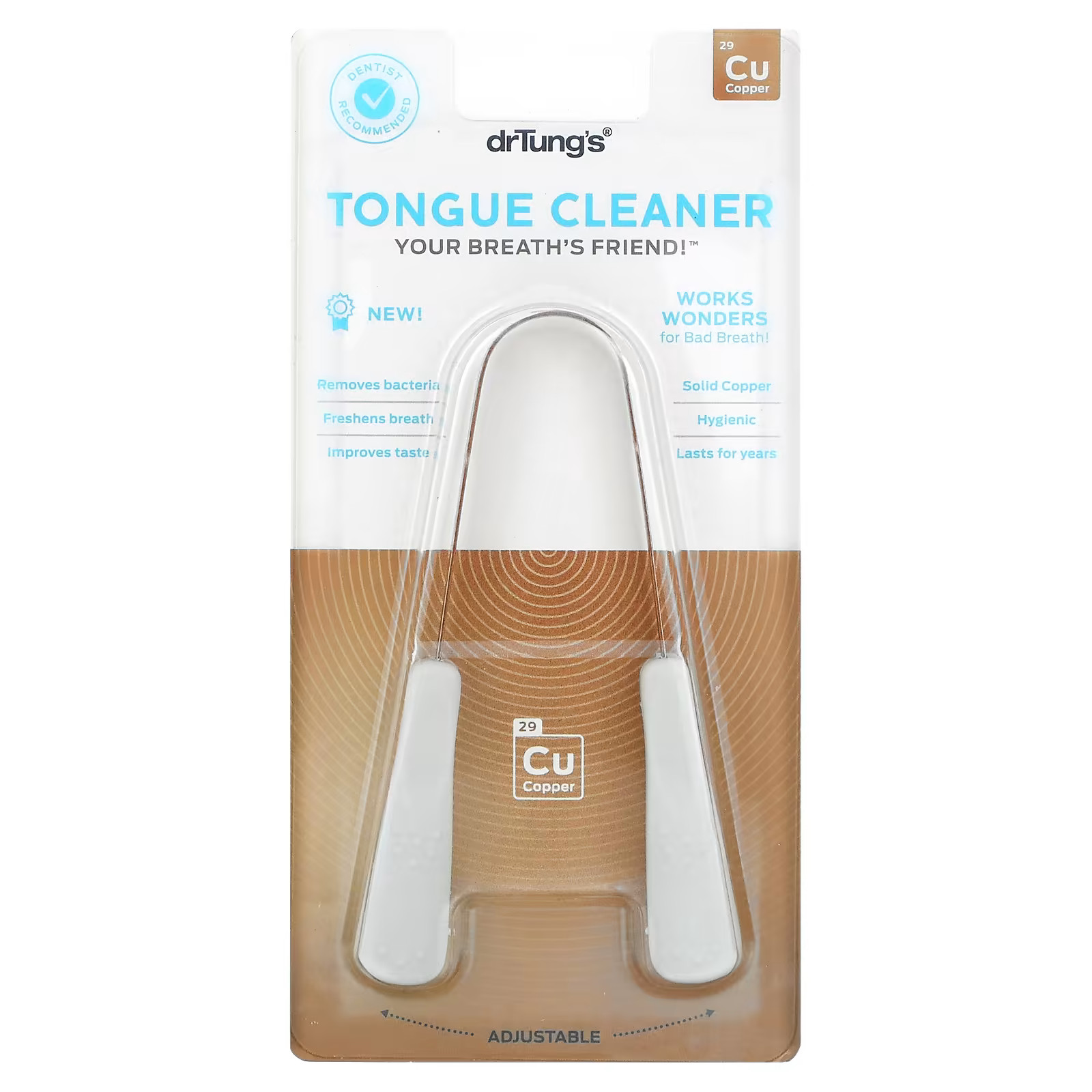 Copper Tongue Cleaner, 1 Cleaner | iHerb