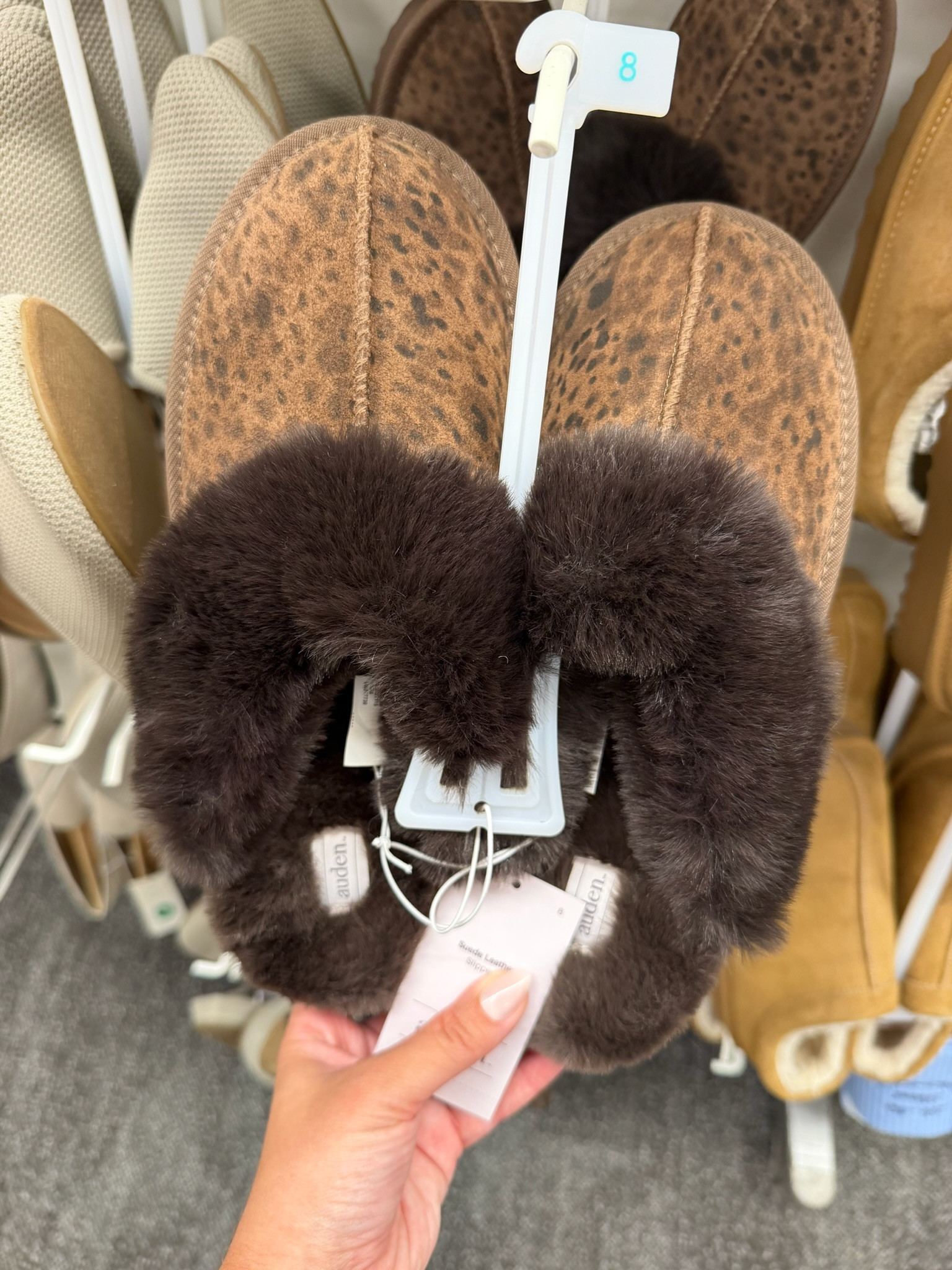 These cheetah print slippers are so cute and cozy - the fluffy brown trim makes them perfect for lounging at home or gifting!
wedding guest dress summer, summer outfits over 40, summer dresses, country concert outfits, vacation outfits beach, date night outfits, teacher outfits, plus size fashion, work outfits, business casual workwear 

 #LTKgrwm #LTKootd #LTKSeasonal