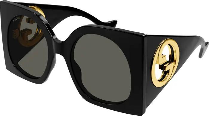 55mm Butterfly Sunglasses | Nordstrom