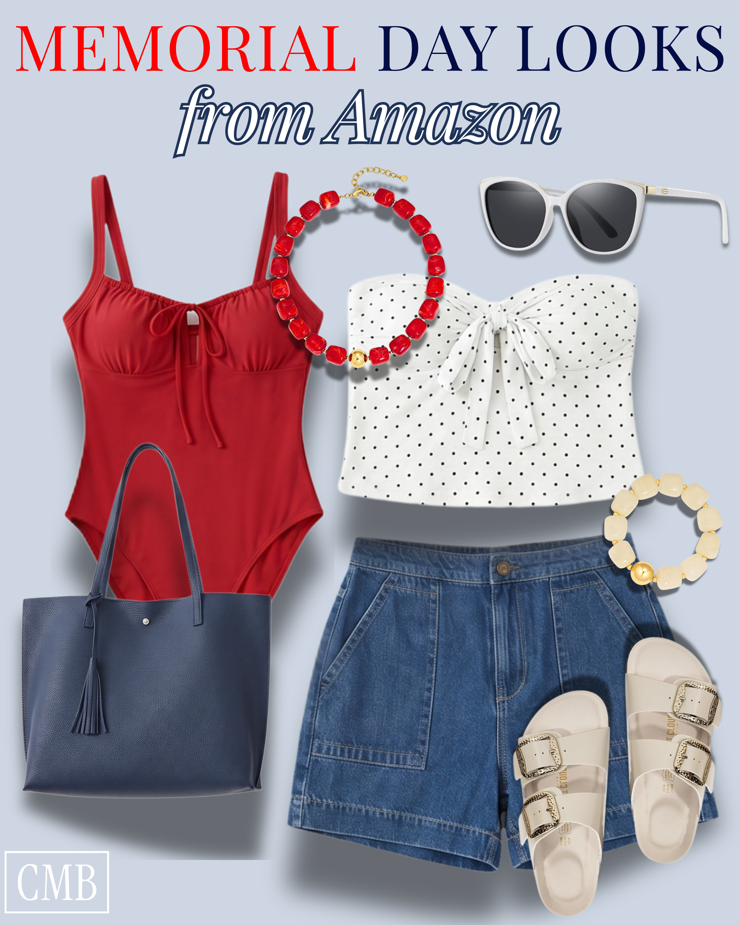 The best Memorial Day looks from Amazon right now. Classic, festive and polished without trying too hard. Everything linked below. 

 #LTKSeasonal #LTKSwim