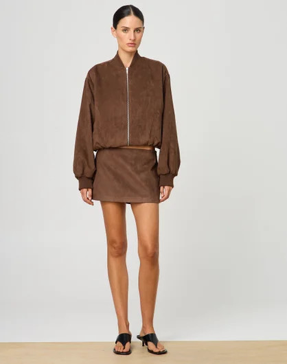 Faux Suede Mini Skirt | Glassons (Australia)