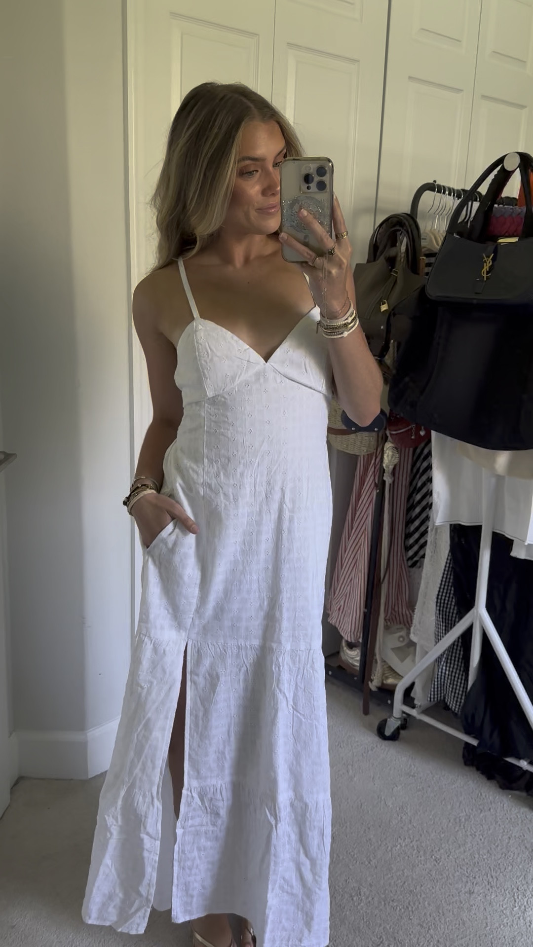 Hollister size XS. Open Back Maxi Dress

A pretty and super soft maxi-length dress with cross-back straps and an open back detail. Split hem detail. 

#LTKWedding #LTKFindsUnder50 #LTKSaleAlert