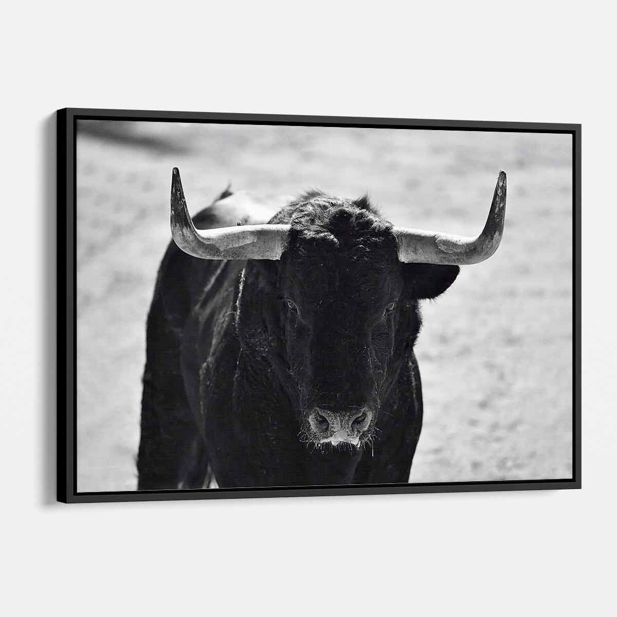 Black Bull Wall Art Canvas 9696 | Bed Bath & Beyond