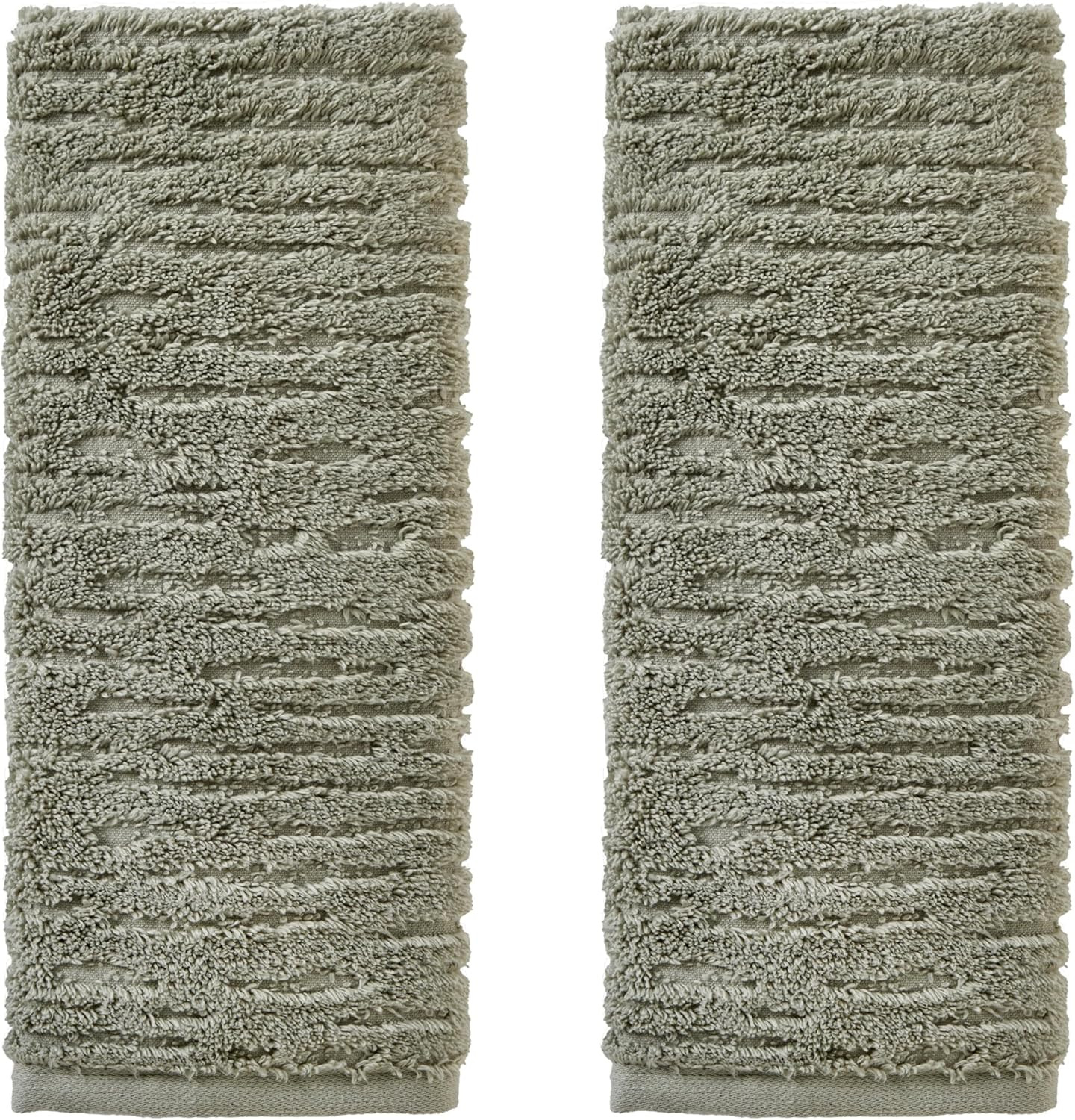 SKL Home CloudSoft Cotton Luxury 2-Piece Hand Towel Set, Sage | Amazon (US)