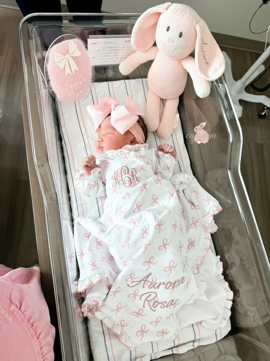 PINK BOW RUFFLE SET | Caprilina