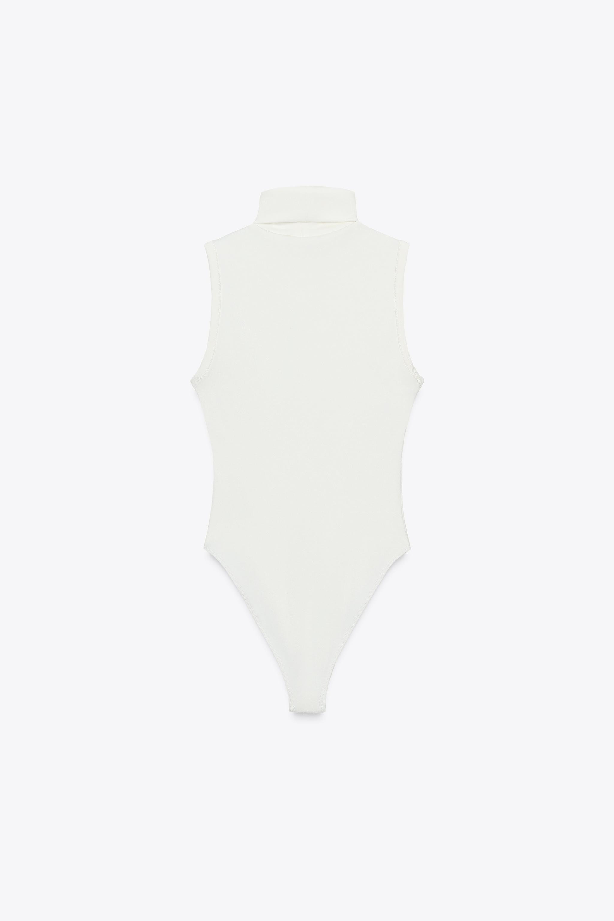 BASIC HIGH NECK BODYSUIT | Zara US