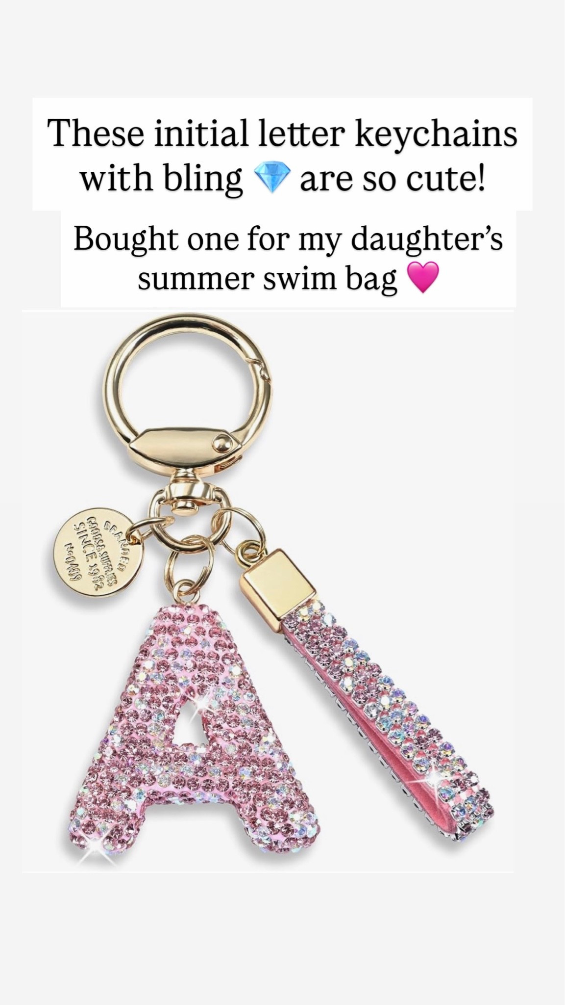 Loving the initial keychain

#LTKKids