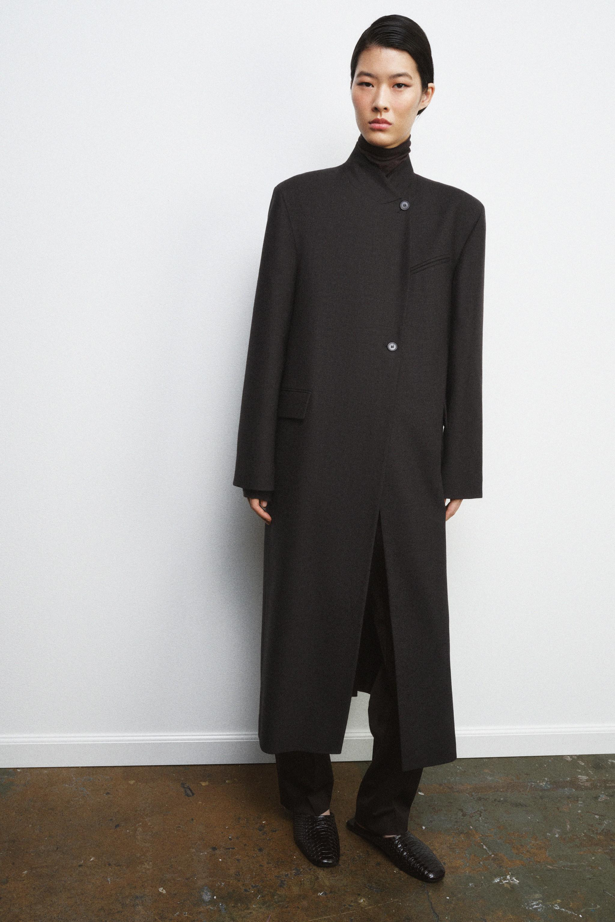 LEVITA-MANTEL AUS WOLLMISCHGEWEBE ZW COLLECTION LIMITED EDITION | Zara DE