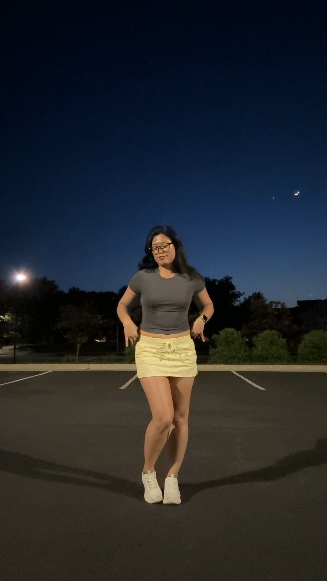 tee and yellow mini skort for summer ootd!

#LTKootd