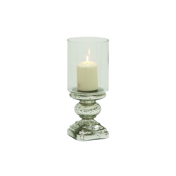 Glass Candle Holder with Hurricane | Bed Bath & Beyond