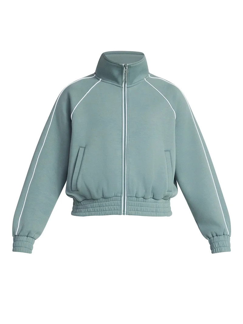 Avia Women's ScubaKnit Track Jacket, Sizes XS-XXXL | Walmart (US)