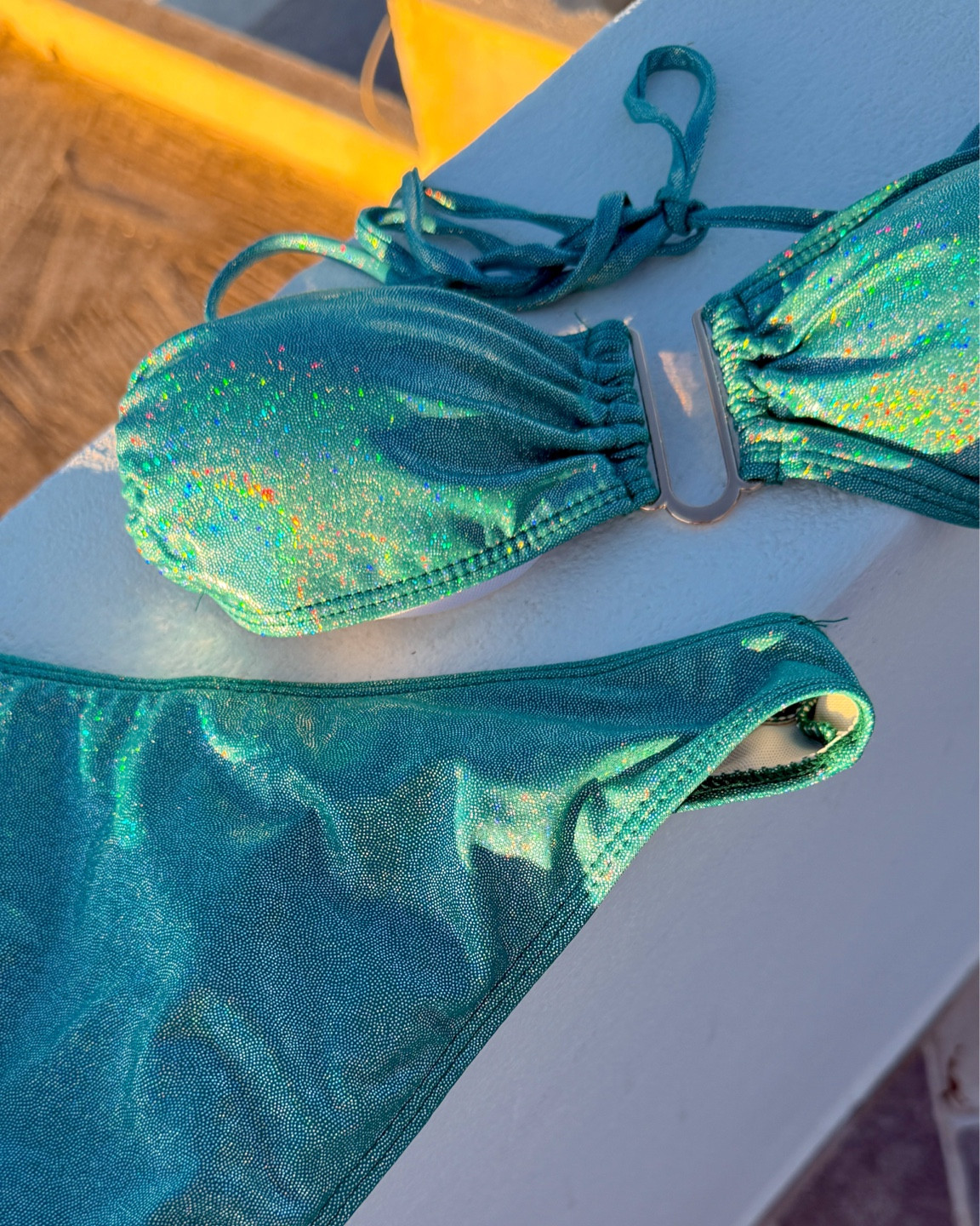 the cutest bikini!🩵👙
good quality for a great price!!! 

#LTKStyleTip #LTKSwim #LTKTravel