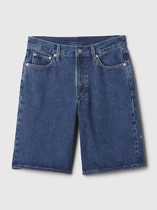 11.5&quot; Mid Rise Longline Denim Shorts | Gap (US)