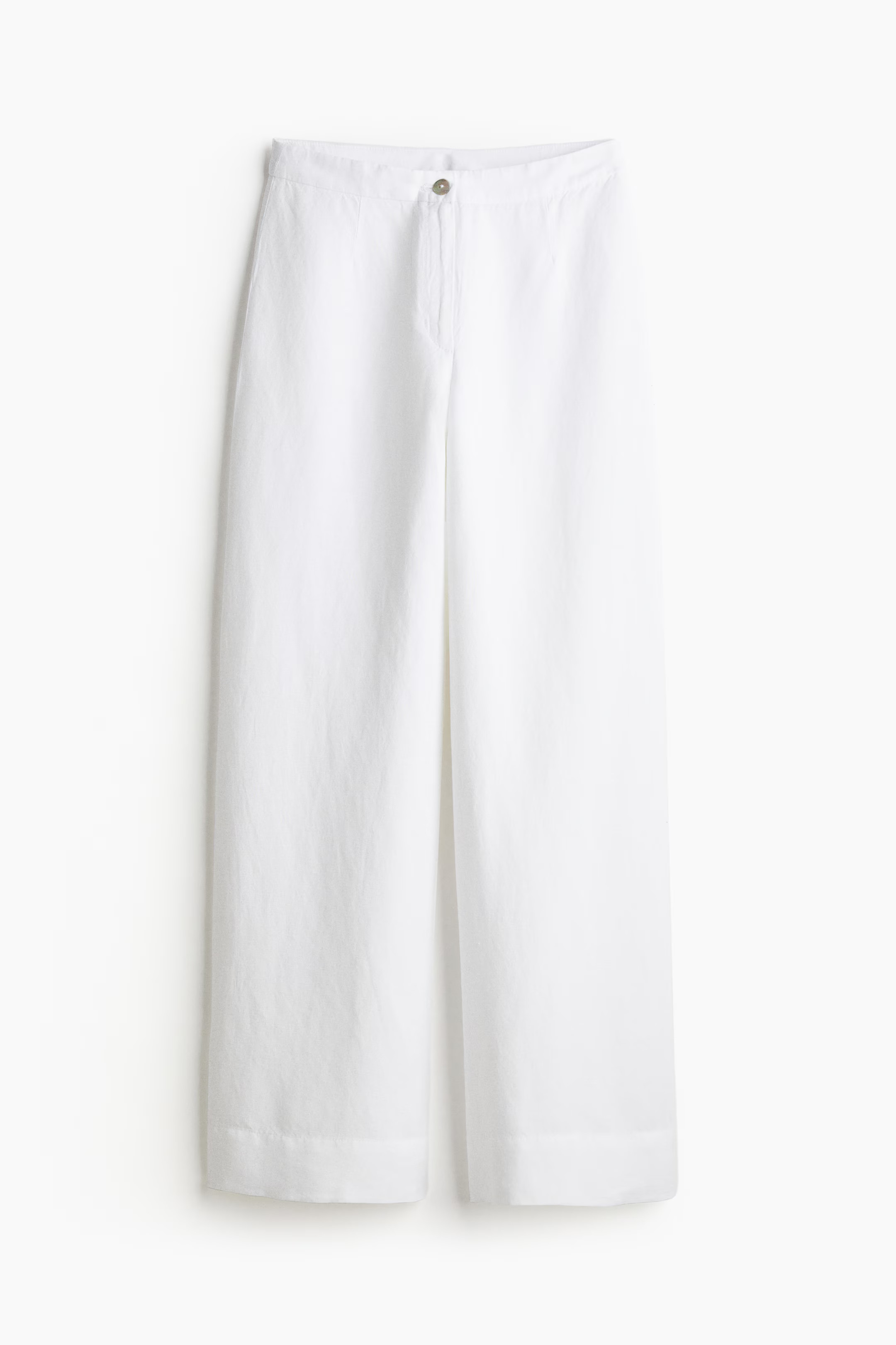 Linen-blend trousers | H&M (UK, MY, IN, SG, PH, TW, HK)