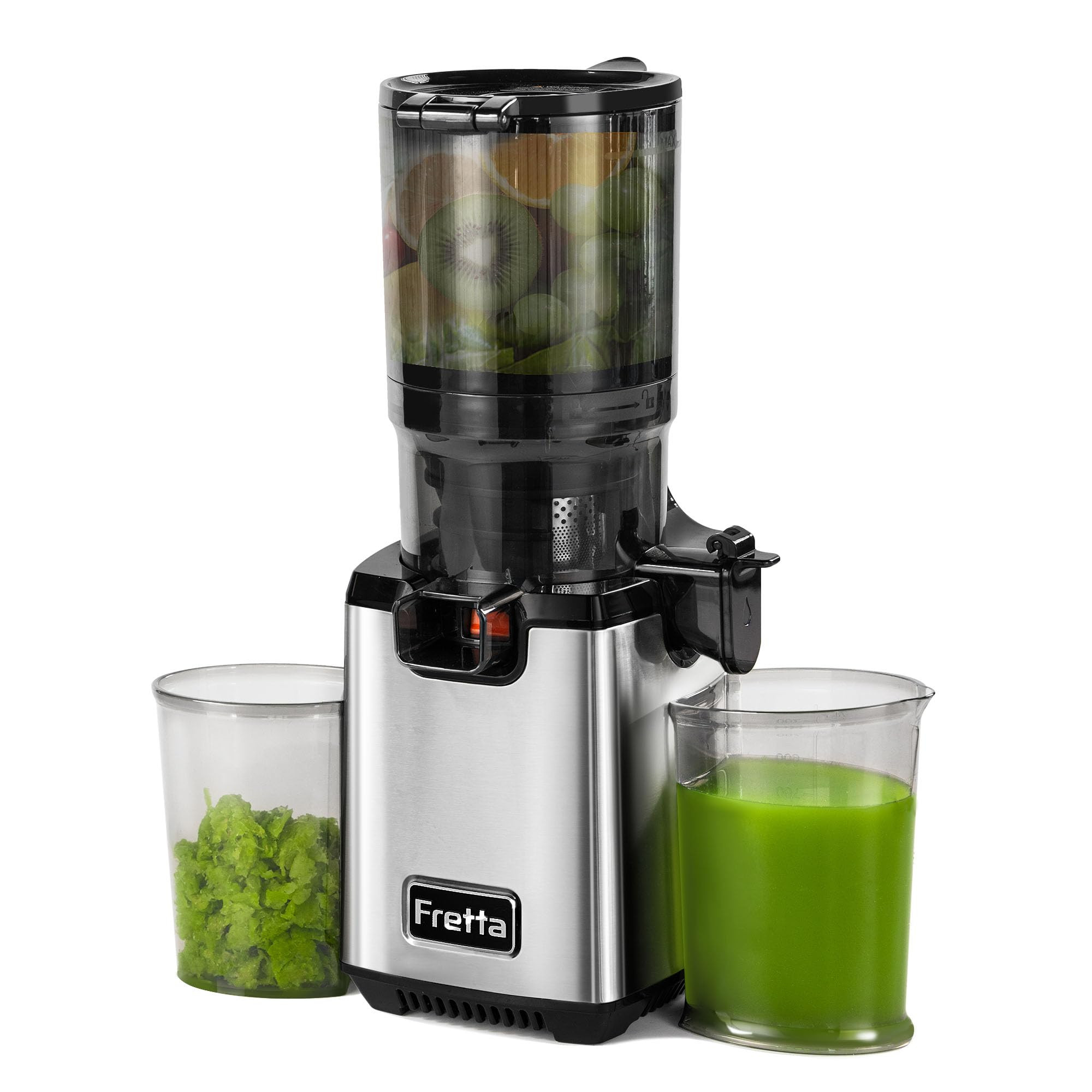 Fretta Cold Press Juicer Machines,Masticating Juicer with 140MM Feed Chute for Whole Fruits,Easy ... | Amazon (UK)