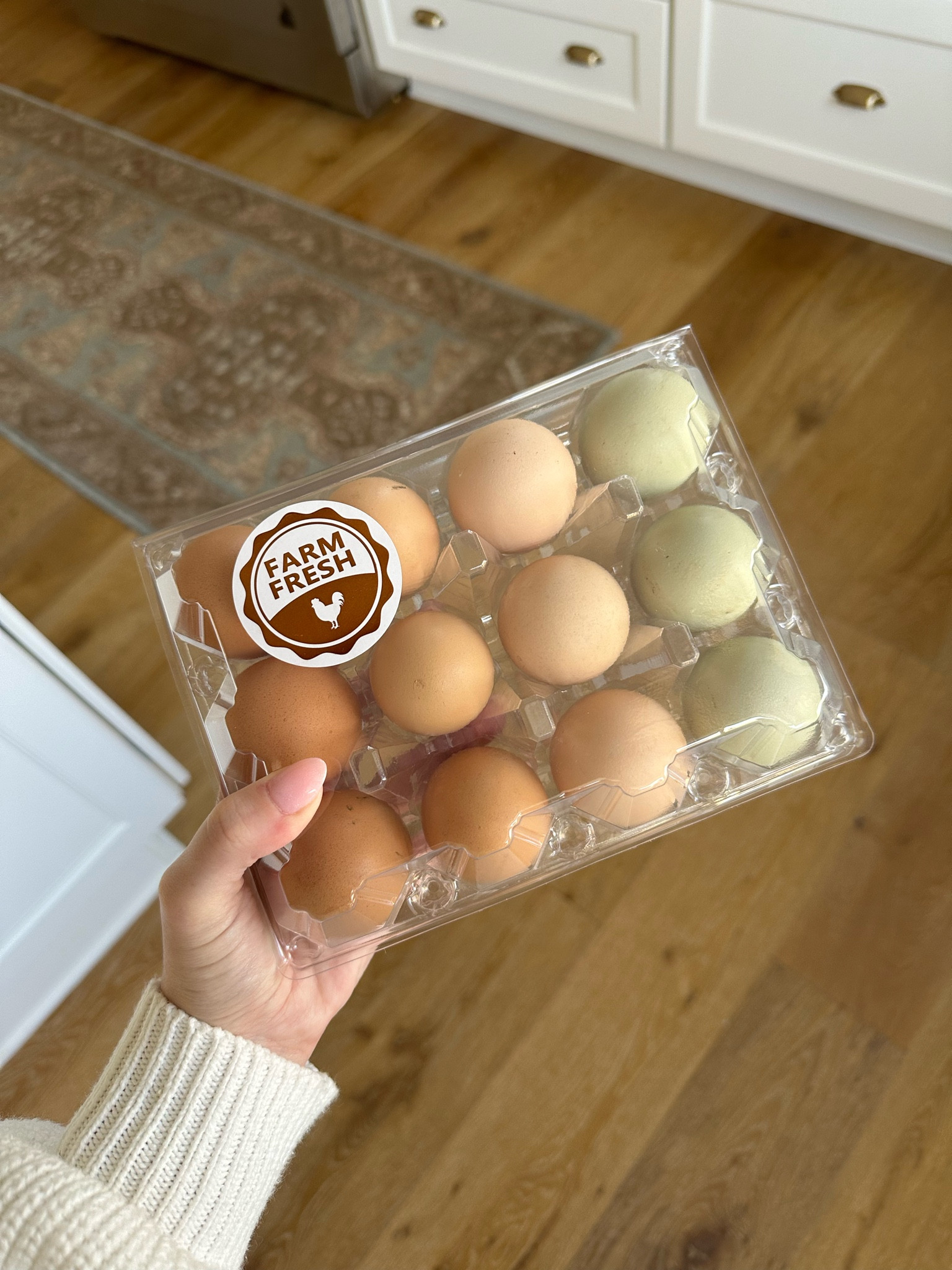 Our rainbow eggs in their packaging, farm girl, farm fresh eggs, fresh eggs, chickens, backyard chickens 

#LTKhome #LTKSpringSale #LTKSeasonal