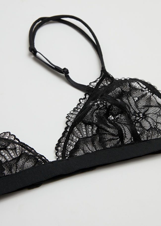Floral-Lace Soft Bra | & Other Stories US