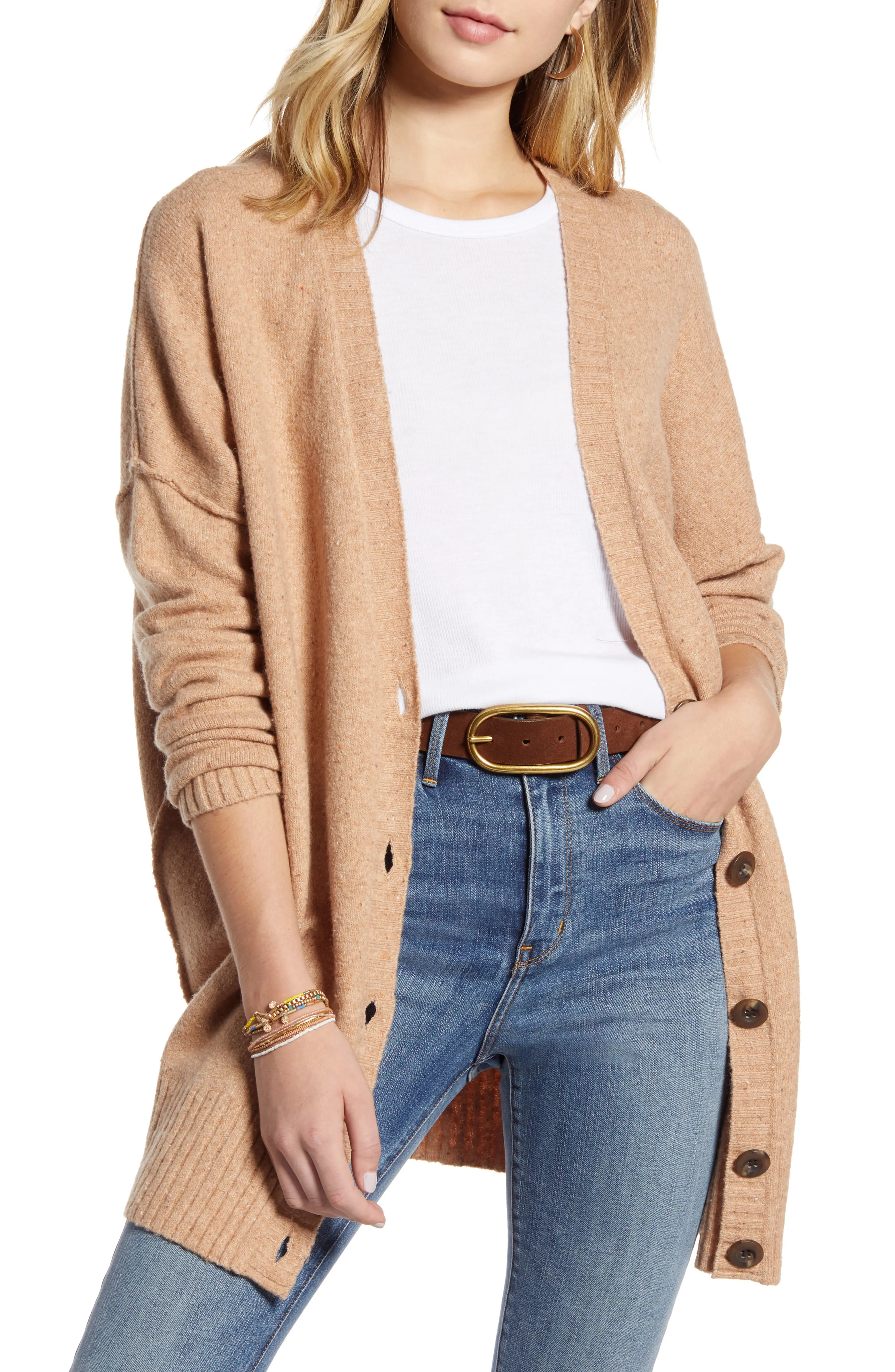Reverse Stitch Cardigan | Nordstrom