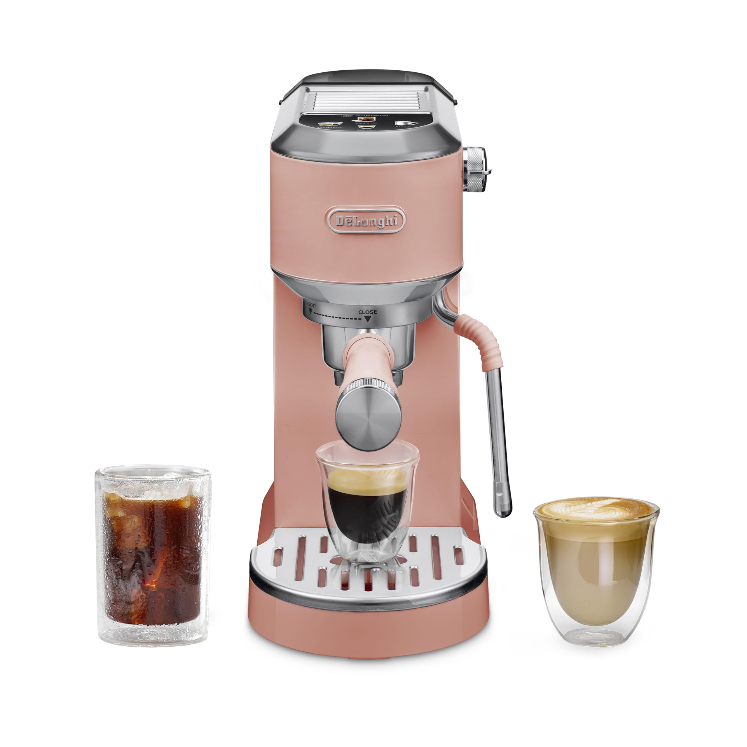 De'Longhi Dedica Duo Compact Espresso Machine - Cold Brew Coffee Maker with Milk Frother Wand- fo... | Amazon (US)