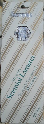 One LEAD German Christmas Tree Tinsel SILVER Stanniol Lametta Foil Icicles Old  | eBay | eBay US
