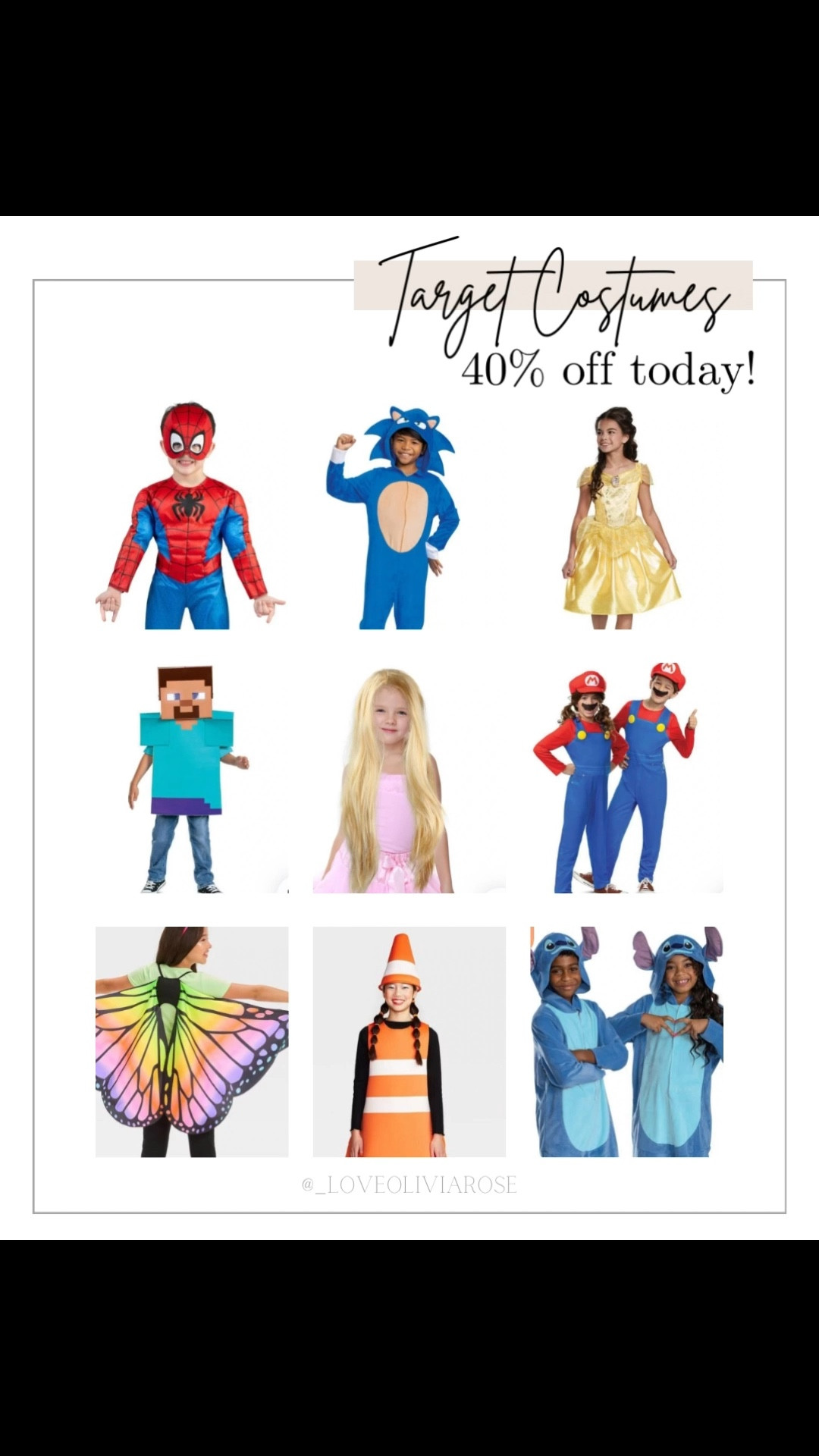 #ad Target costumes are up to 40% off this week for Target Circle Week!! Today is the day to order your family’s Halloween costumes before your favorites sell out!! I’ve linked a few of my favorites but so many are included on the sale during Targets Big Deal Days!!! What’s your family being for Halloween?  

#LTKHalloween #LTKFamily #LTKSeasonal