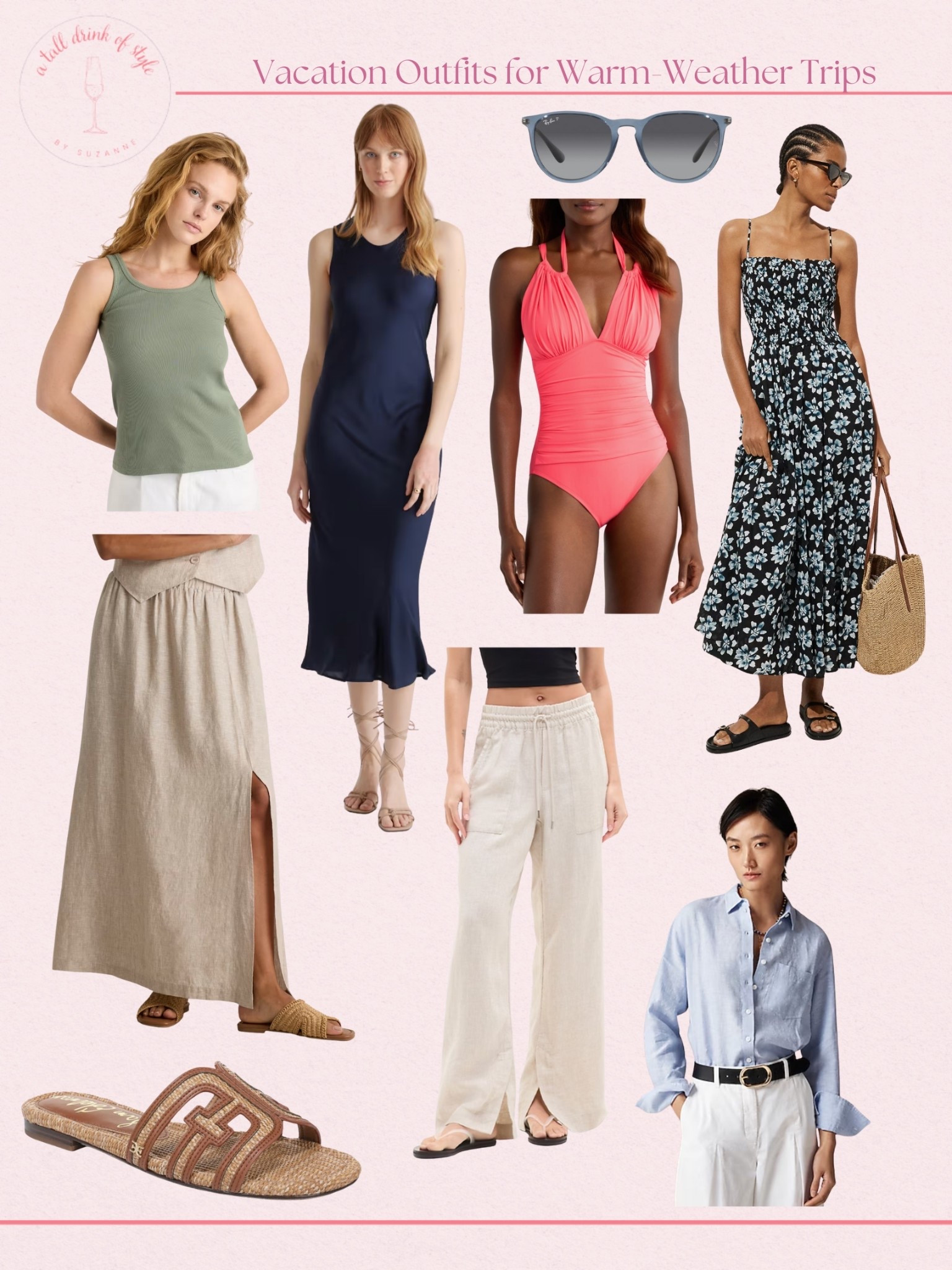 Easy vacation outfits for warm-weather trips—comfortable, polished pieces that pack well and work for real life.

#LTKTall #LTKSeasonal #LTKOver40