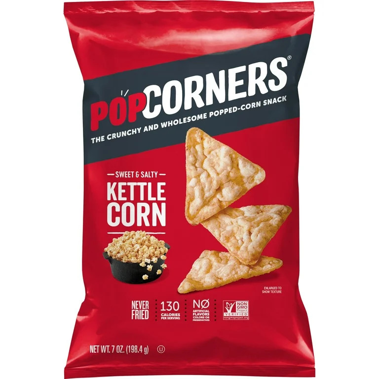 PopCorners Kettle Corn Sweet & Salty Popped-Corn Snack, 7 oz Bag | Walmart (US)