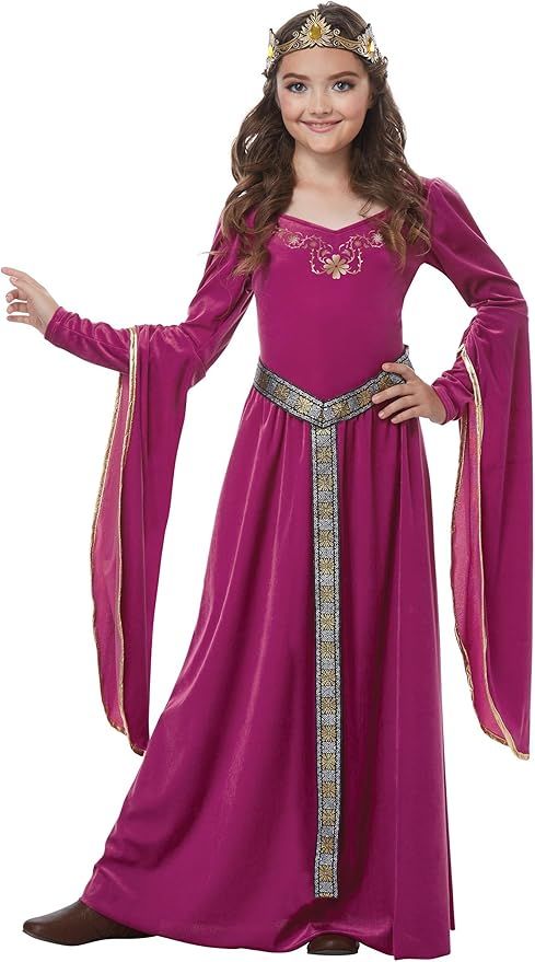 Medieval Princess Fuschia Child Costume | Amazon (US)