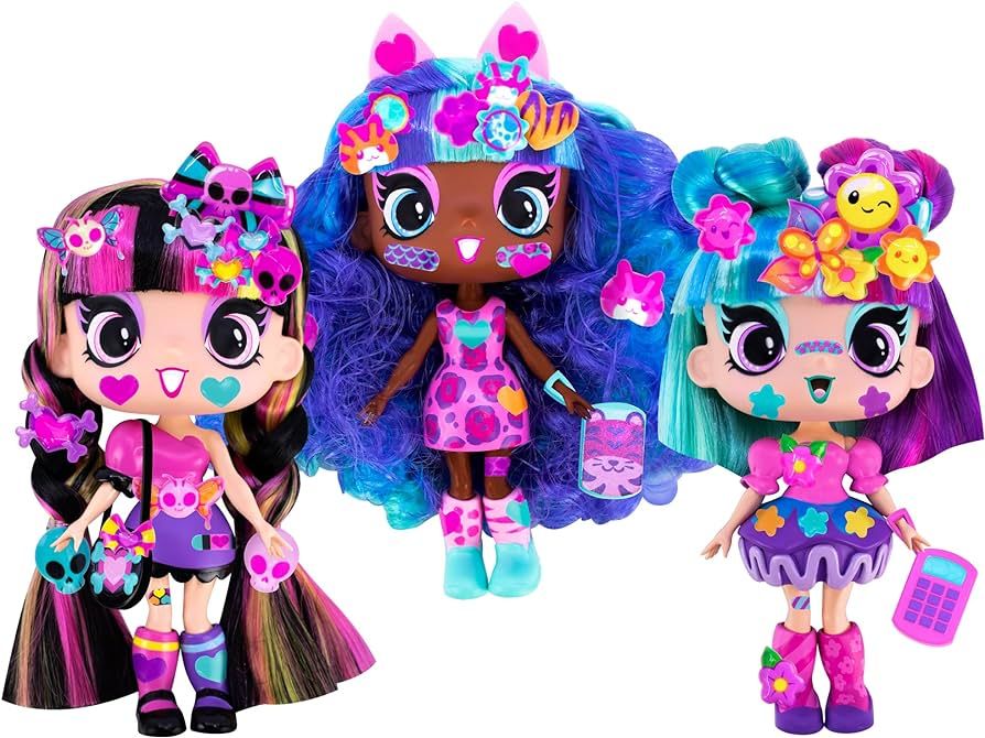 DECORA GIRLZ 5" Dolls -3 Pack C - Kat, Luna, and Heather | Fashion Dolls for Ages 4 and Up | Surp... | Amazon (US)