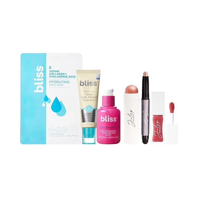 Bliss x Julep Makeup Kit - Hydrating Skincare & Makeup Set - Includes Julep Eyeshadow Stick & Bli... | Amazon (US)