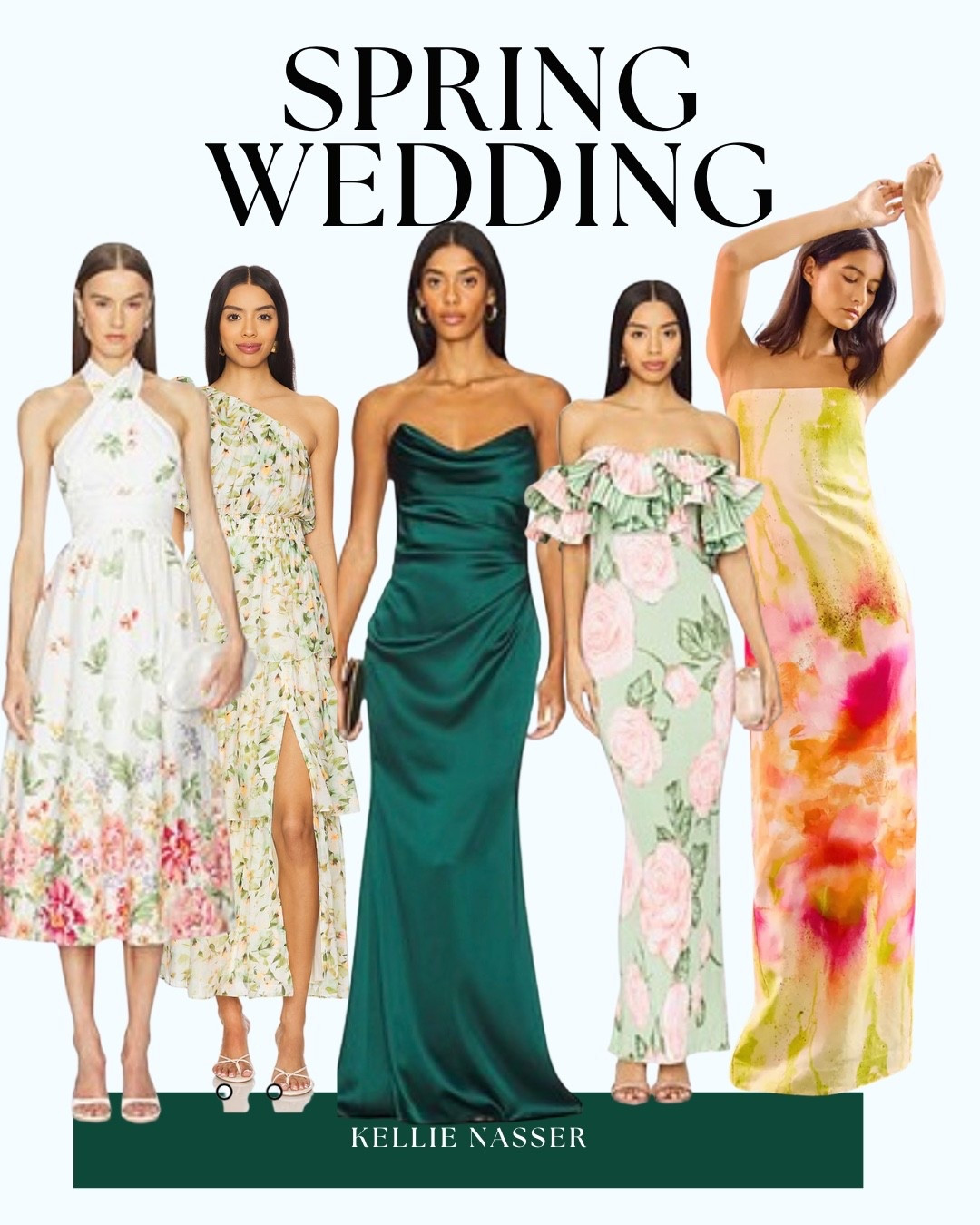Spring wedding guest dress spring celebrations Easter dresses gala dress prom dresses classic style green dress st Patrick’s day green prom dress floral prom dresss

#LTKWedding #LTKTravel #LTKspring