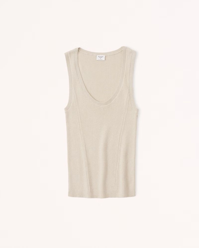 Scoopneck Skimming Sweater Tank | Abercrombie & Fitch (US)