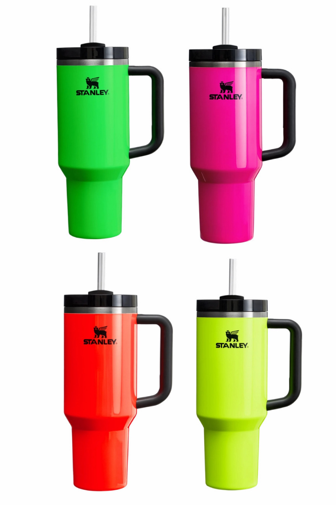 NEW LIMITED EDITION NEON SUMMER STANLEYS!! just released 🩷🩵💛💚

#LTKfindsunder50 #LTKSeasonal #LTKfamily