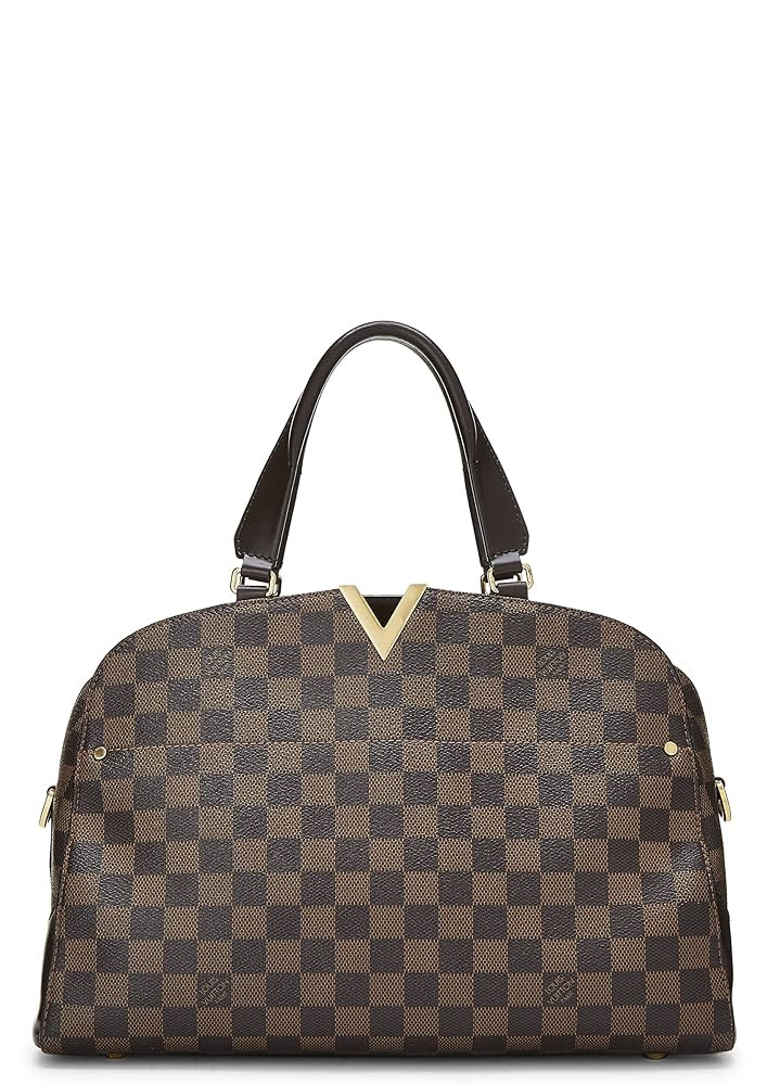 Amazon.com: Louis Vuitton, Pre-Loved Damier Ebene Kensington Bowling, Brown : Luxury Stores | Amazon (US)