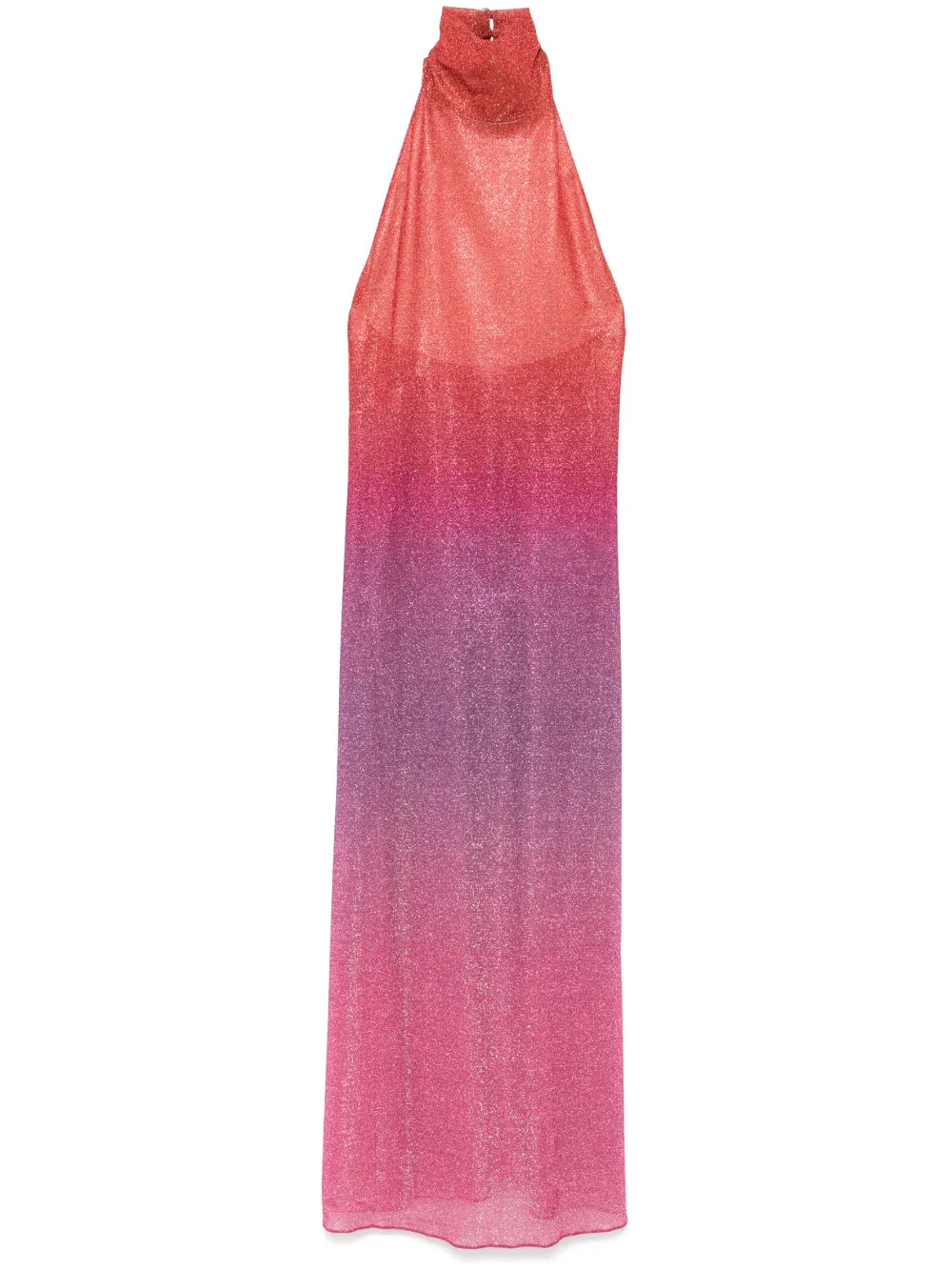 Oséree Lurex Midi Dress | Pink | FARFETCH | Farfetch Global