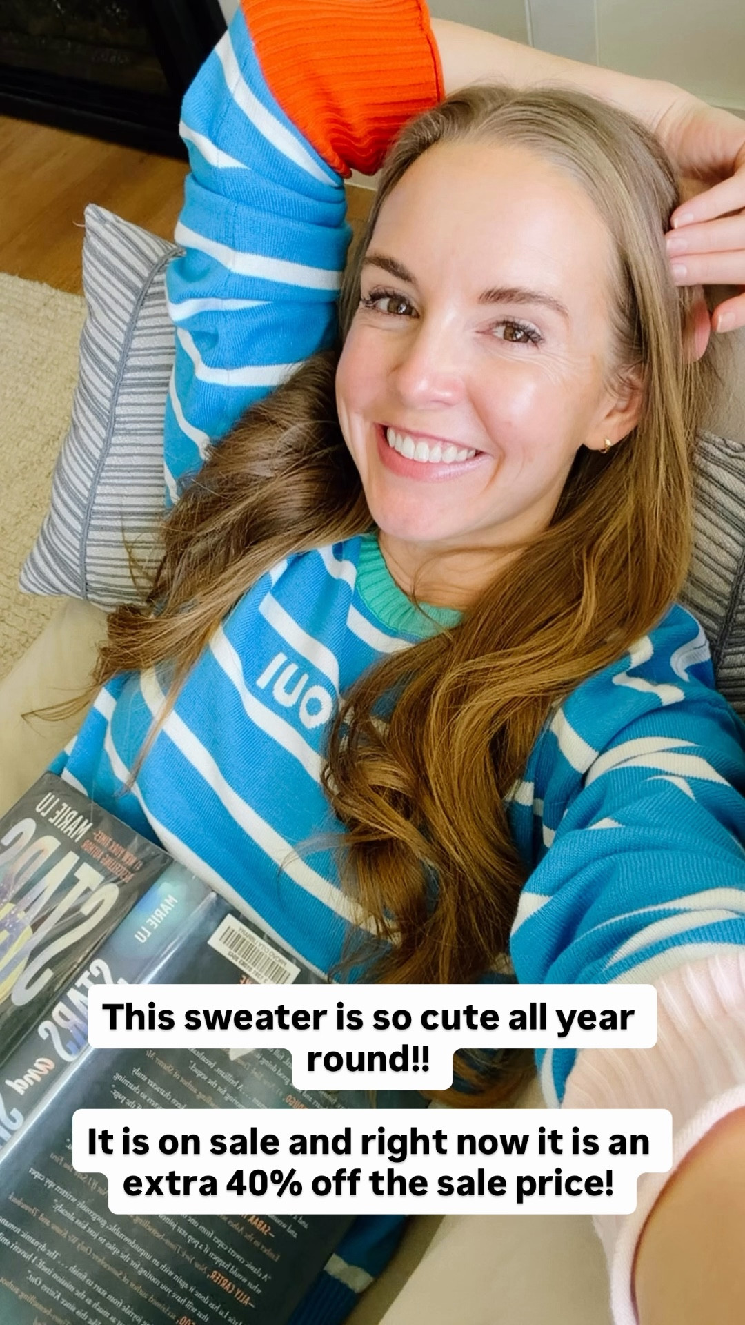 Anthropologie has an extra 40% off sale going on this weekend! 

So happy to see this cute sweater included! Down from $168 to $65!