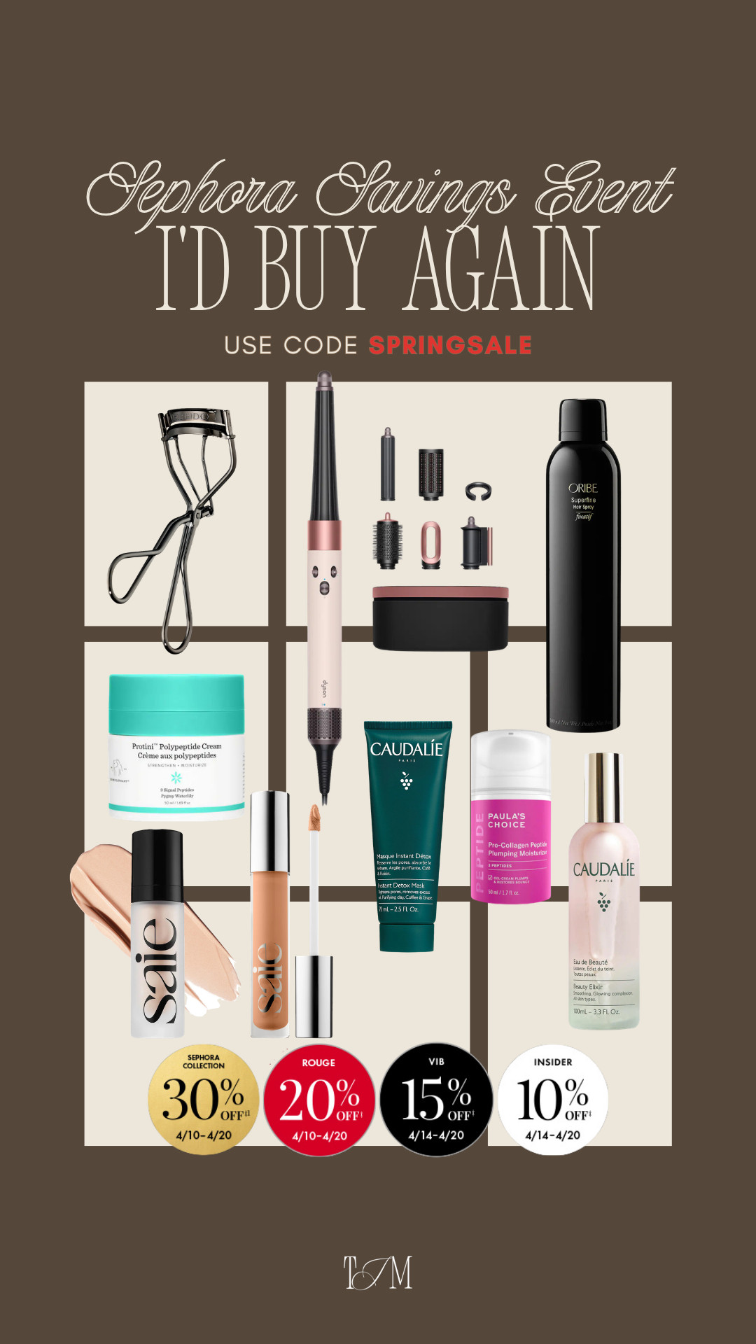 Everything i’d buy again from the sephora spring sale! these are my true repurchases… the products i finish, restock, and actually notice a difference with. if you’ve been thinking about any of these, now’s the time — ROUGE gets 20% off starting TODAY (4/10) with code SPRINGSALE.
spring outfits 2026, spring dresses, date night outfits, vacation outfits beach, easter outfits women, plus size fashion, business casual workwear, country concert outfits, easter dress women, easter basket teen girl, sephora sale, skincare routine, makeup favorites, everyday essentials 

 #LTKmorningroutine #LTKselfcare #LTKBeauty