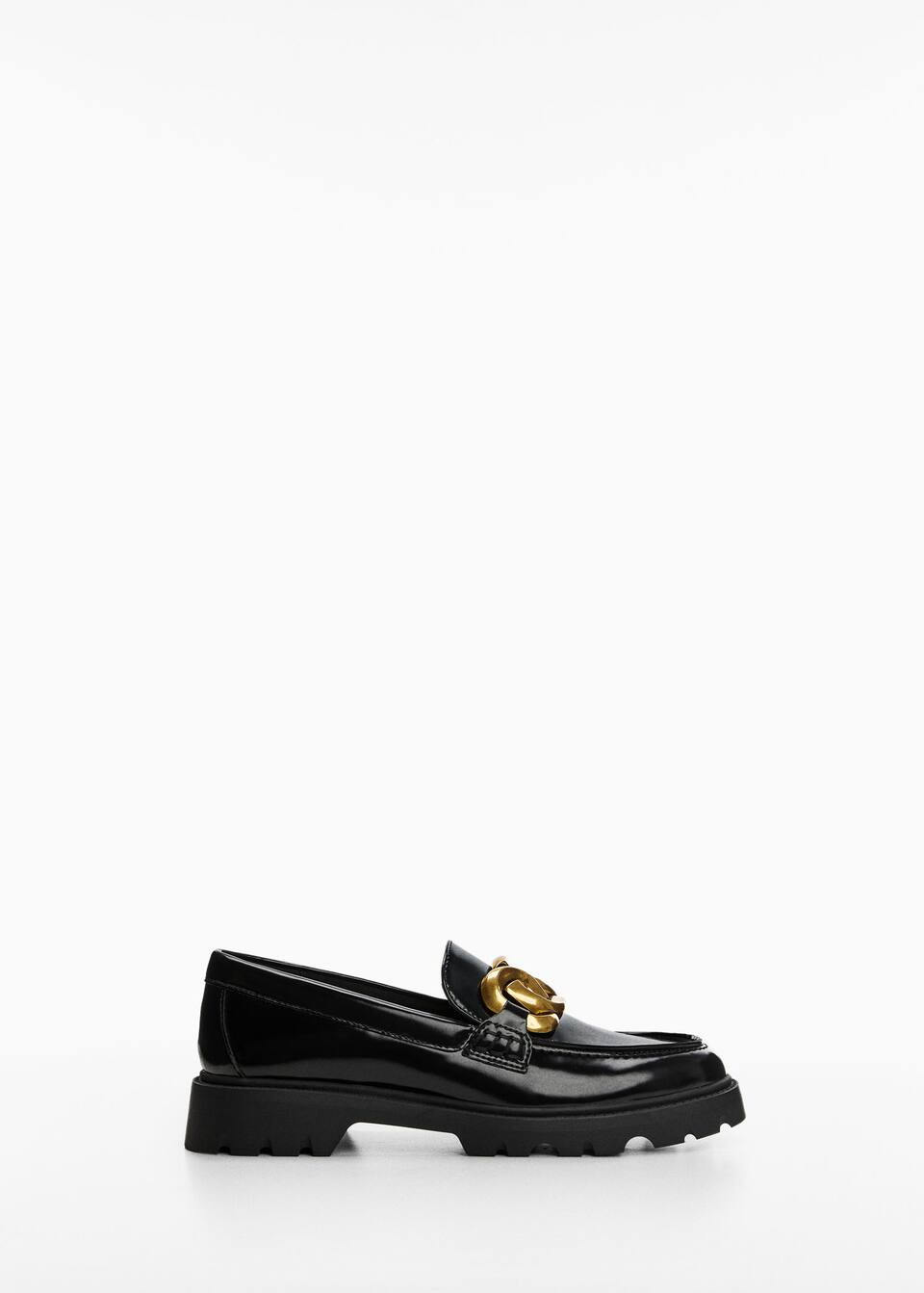 Chain loafers -  Women | Mango USA | MANGO (US)