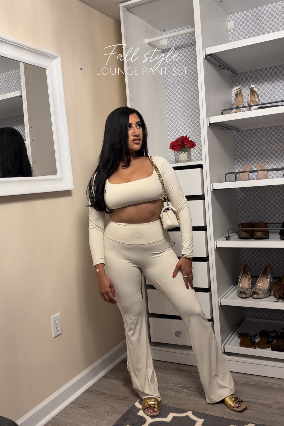 Lounge pants set ☁️🕊️ wearing a size large! 

Coord set
Amazon pant set 
Fall outfit 
Neutral style 

#LTKStyleTip #LTKActive