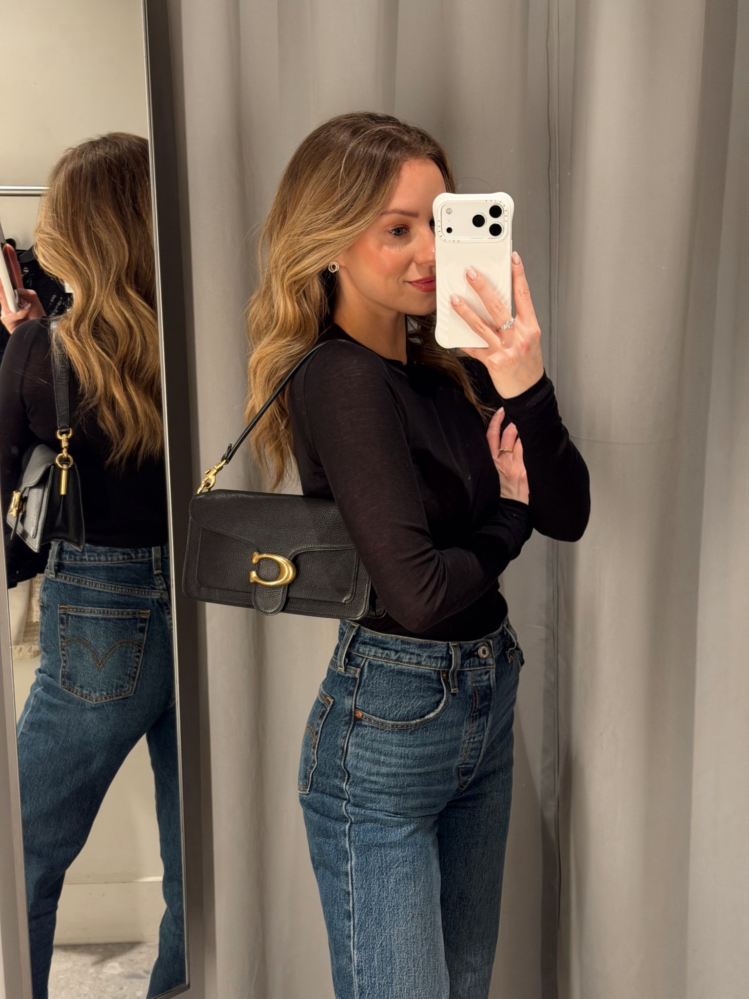 Coach tabby bag, Levi’s rib cage straight jeans

#LTKuk #LTKwinter #LTKbag