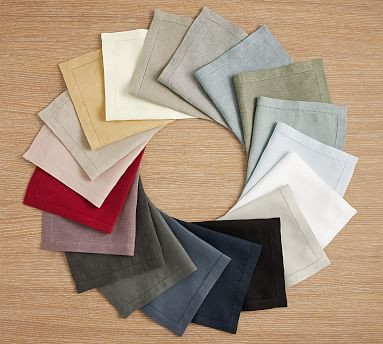 Belgian Linen Napkins - Set of 12 | Pottery Barn (US)