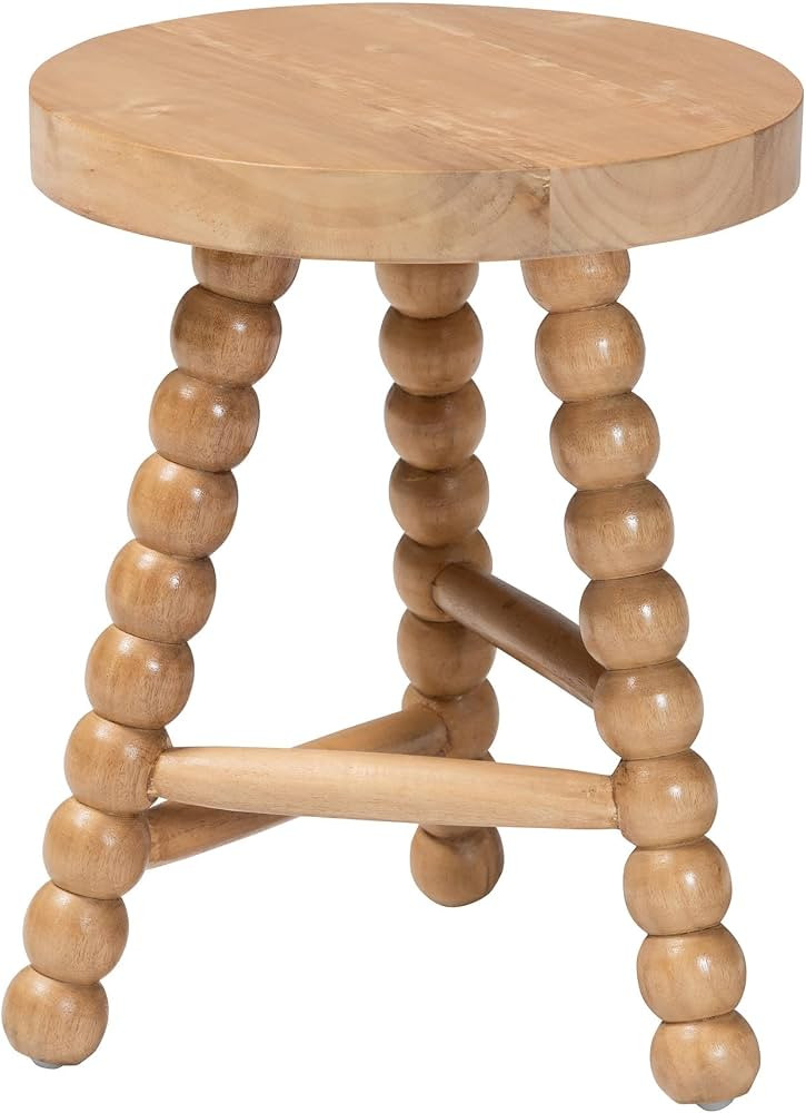 Bali & pari David Acacia Wood Multipurpose Accent Stool, Natural | Amazon (US)